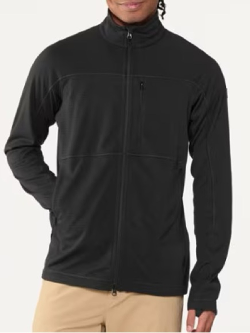 Fjallraven Abisko Lite Fleece Jacket in Black Men’s Small NEW Outdoor Hiking